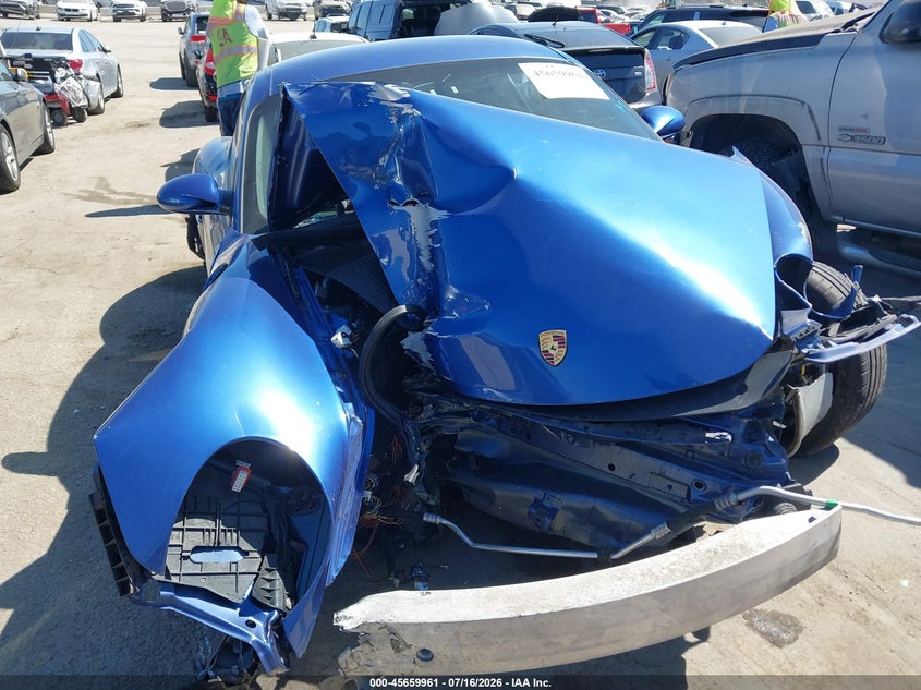 2007 Porsche Cayman VIN WP0AB29837U781621 IAAI salvage auction — FRONT END, Salvage (California), sold $5,600 on 2026-08-19 (photo 6)