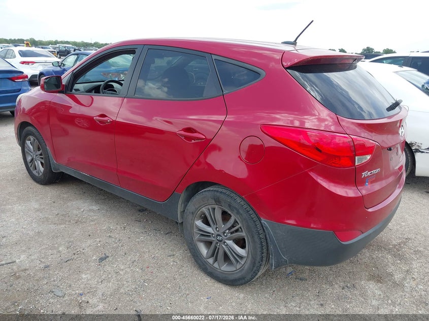 2015 Hyundai Tucson VIN KM8JT3AF0FU027891 IAAI salvage auction — NORMAL WEAR, Salvage Title, sold $725 on 2026-07-28 (photo 3)