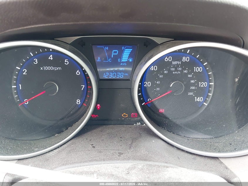 2015 Hyundai Tucson VIN KM8JT3AF0FU027891 IAAI salvage auction — NORMAL WEAR, Salvage Title, sold $725 on 2026-07-28 (photo 7)