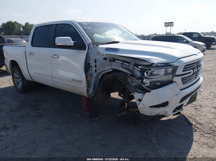 2021 Ram 1500 VIN 1C6SRFJT5MN822979 IAAI salvage auction — RIGHT FRONT, Salvage (Arkansas), sold $13,900 on 2026-08-28 (photo 1)