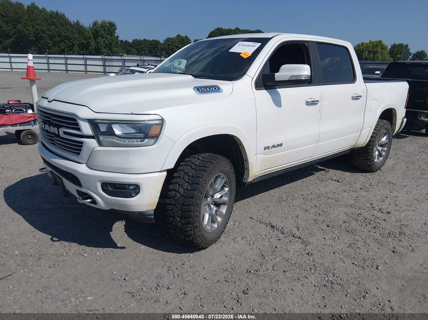 2021 Ram 1500 VIN 1C6SRFJT5MN822979 IAAI salvage auction — RIGHT FRONT, Salvage (Arkansas), sold $13,900 on 2026-08-28 (photo 2)