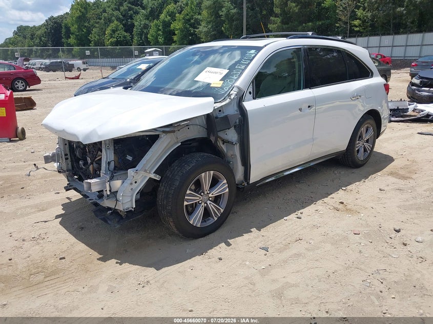 2020 Acura Mdx VIN 5J8YD3H33LL016348 IAAI salvage auction — FRONT END, Salvage (Georgia), sold $6,050 on 2026-09-15 (photo 2)