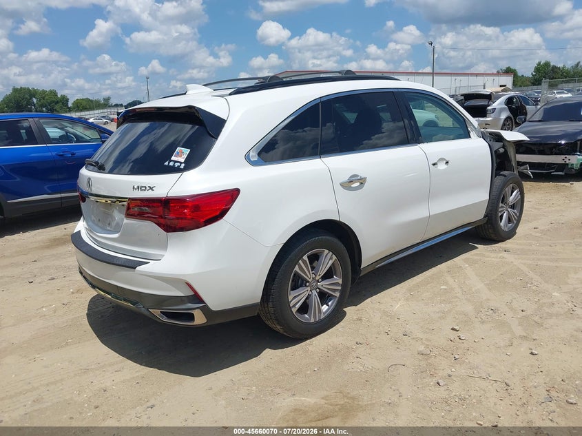 2020 Acura Mdx VIN 5J8YD3H33LL016348 IAAI salvage auction — FRONT END, Salvage (Georgia), sold $6,050 on 2026-09-15 (photo 4)