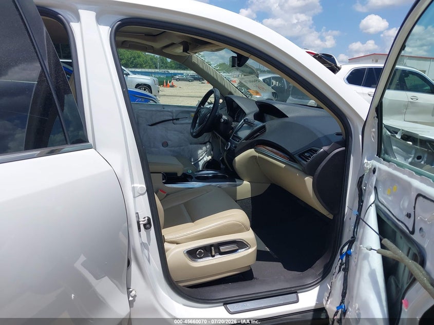 2020 Acura Mdx VIN 5J8YD3H33LL016348 IAAI salvage auction — FRONT END, Salvage (Georgia), sold $6,050 on 2026-09-15 (photo 5)