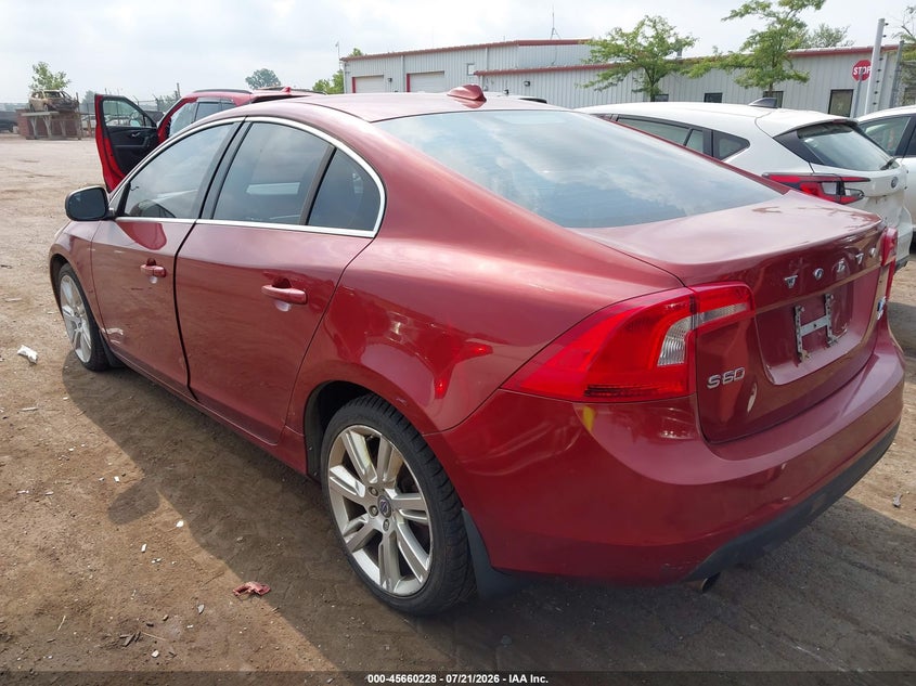 2012 Volvo S60 VIN YV1902FH0C2077843 IAAI salvage auction — NORMAL WEAR, Clear (Michigan), sold $225 on 2026-08-16 (photo 3)