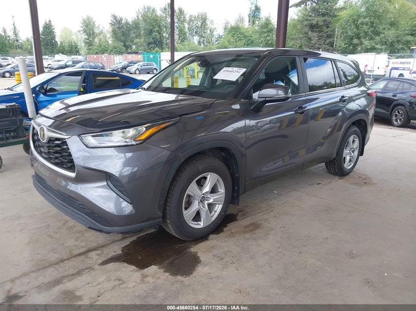 2023 Toyota Highlander VIN 5TDKDRBH0PS022091 IAAI salvage auction — FRONT END, Salvage Title, sold $13,100 on 2026-07-29 (photo 2)