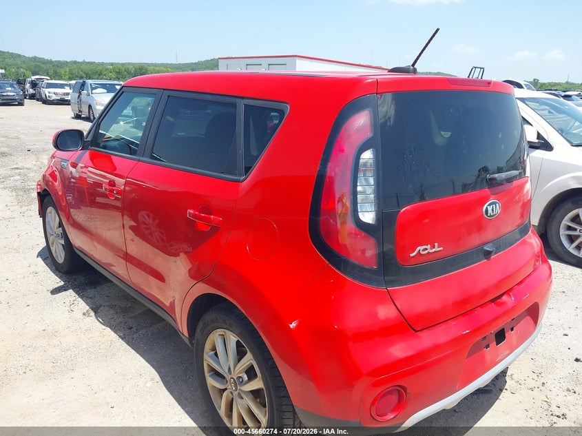 2018 Kia Soul VIN KNDJP3A50J7622196 IAAI salvage auction — NORMAL WEAR, Clear (Oklahoma), sold $25 on 2026-07-28 (photo 3)