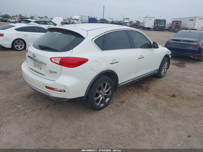 2017 Infiniti Qx50 VIN JN1BJ0RP7HM382895 IAAI salvage auction — FRONT END, Salvage (Texas), sold $1,150 on 2026-08-20 (photo 4)
