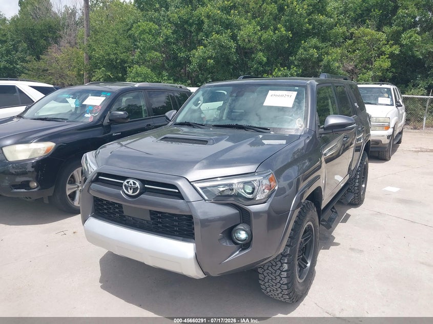 2021 Toyota 4runner VIN JTERU5JR3M5865314 IAAI salvage auction — LEFT FRONT, Salvage (California), sold $21,100 on 2026-07-29 (photo 6)
