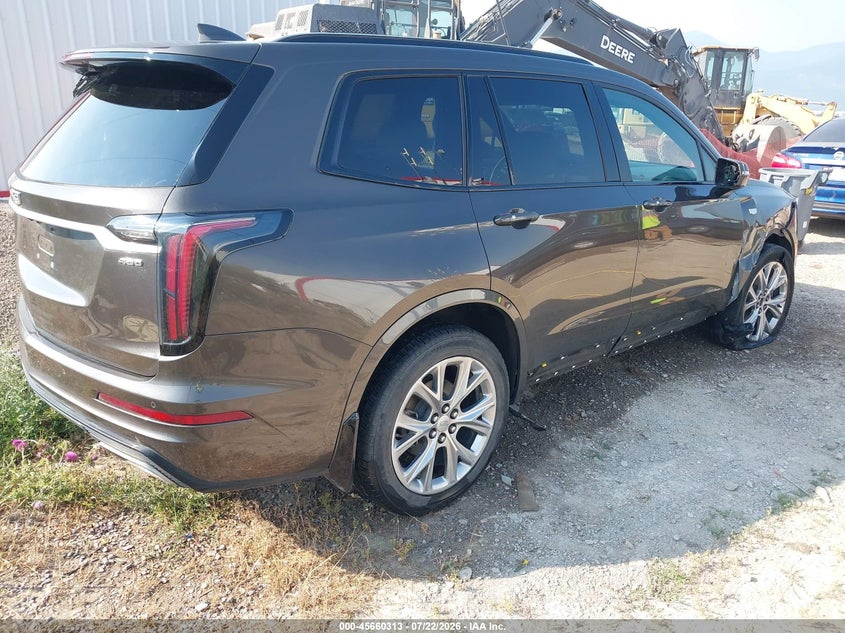 2020 Cadillac Xt6 VIN 1GYKPGRS4LZ195287 IAAI salvage auction — RIGHT SIDE, Salvage (Montana), sold $8,975 on 2026-09-03 (photo 4)