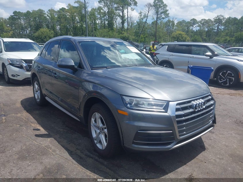 2018 Audi Q5 VIN WA1ANAFY6J2219411 IAAI salvage auction — FRONT & REAR, Salvage Title, sold $6,900 on 2026-08-07 (photo 1)