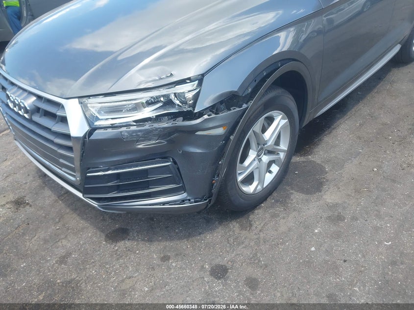 2018 Audi Q5 VIN WA1ANAFY6J2219411 IAAI salvage auction — FRONT & REAR, Salvage Title, sold $6,900 on 2026-08-07 (photo 6)