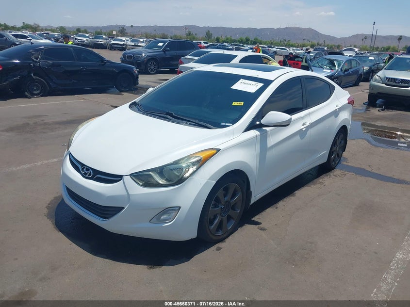 2013 Hyundai Elantra VIN 5NPDH4AE3DH196441 IAAI salvage auction — REAR END, Salvage (Arizona), sold $1,250 on 2026-07-30 (photo 2)