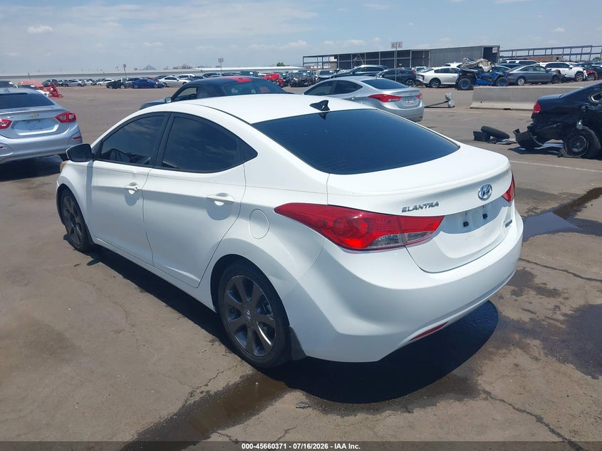 2013 Hyundai Elantra VIN 5NPDH4AE3DH196441 IAAI salvage auction — REAR END, Salvage (Arizona), sold $1,250 on 2026-07-30 (photo 3)