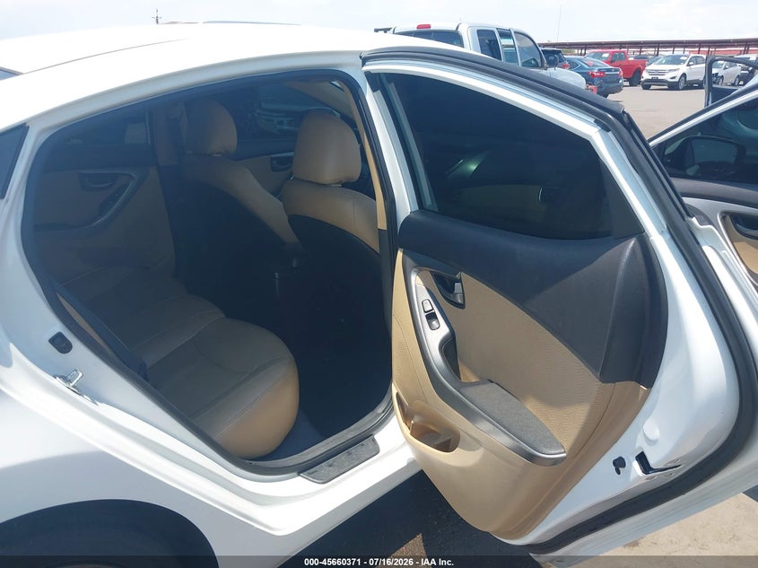 2013 Hyundai Elantra VIN 5NPDH4AE3DH196441 IAAI salvage auction — REAR END, Salvage (Arizona), sold $1,250 on 2026-07-30 (photo 8)