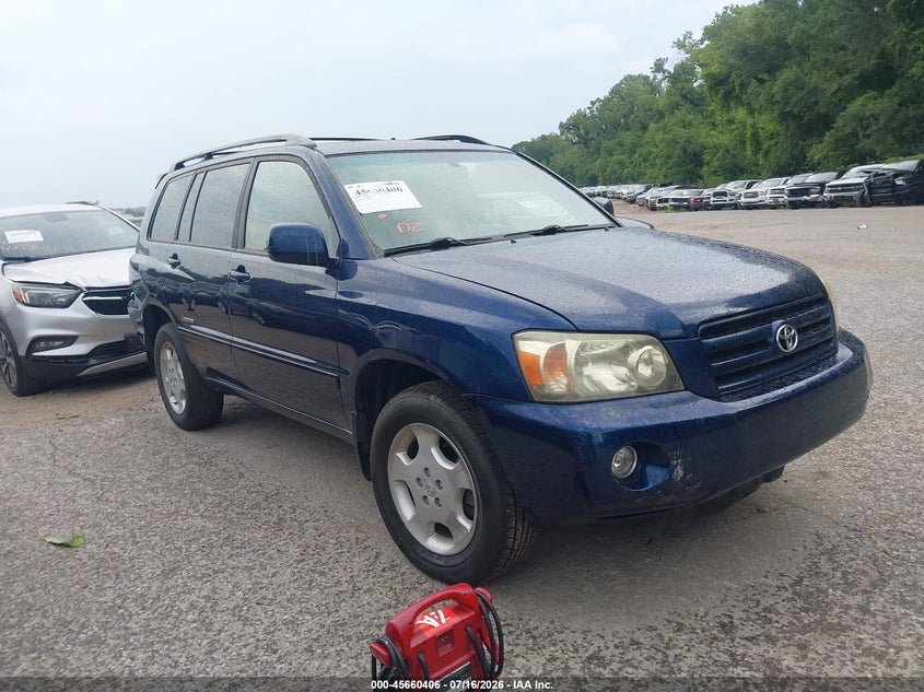 2007 Toyota Highlander VIN JTEEP21A070226890 IAAI salvage auction — NORMAL WEAR, Clear (Kansas), sold $275 on 2026-07-29 (photo 1)