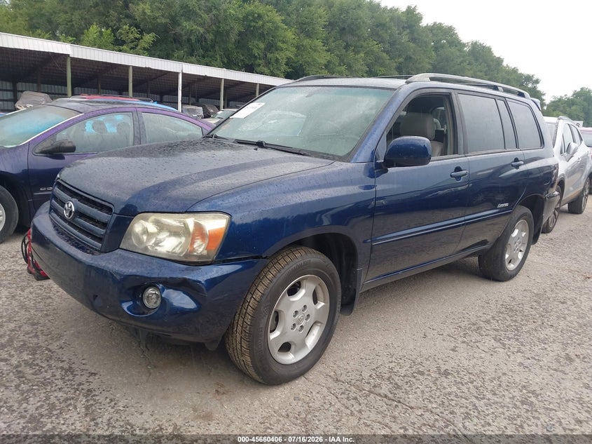 2007 Toyota Highlander VIN JTEEP21A070226890 IAAI salvage auction — NORMAL WEAR, Clear (Kansas), sold $275 on 2026-07-29 (photo 2)