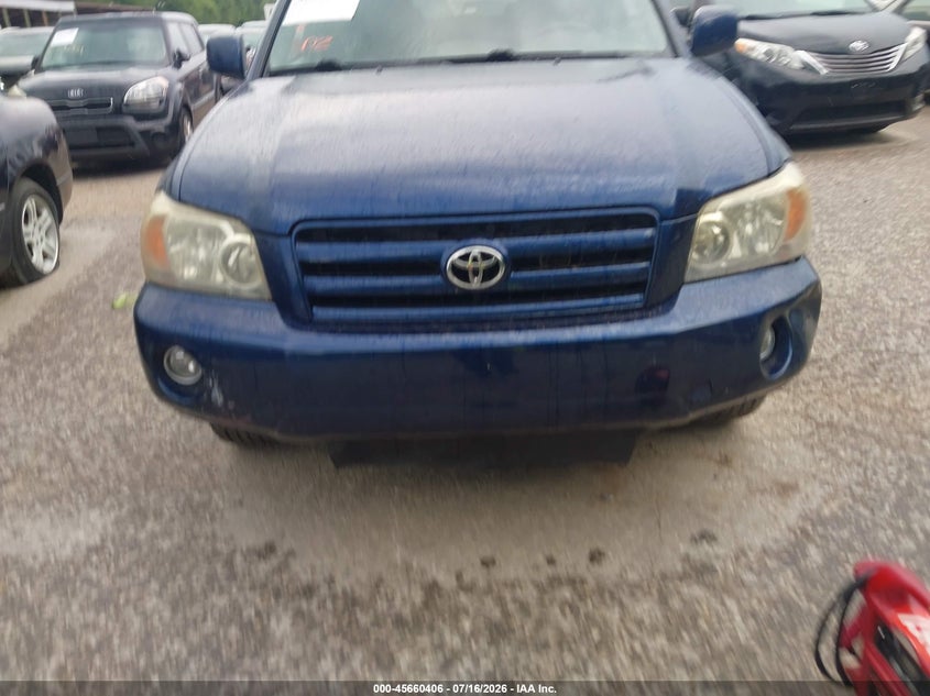 2007 Toyota Highlander VIN JTEEP21A070226890 IAAI salvage auction — NORMAL WEAR, Clear (Kansas), sold $275 on 2026-07-29 (photo 6)