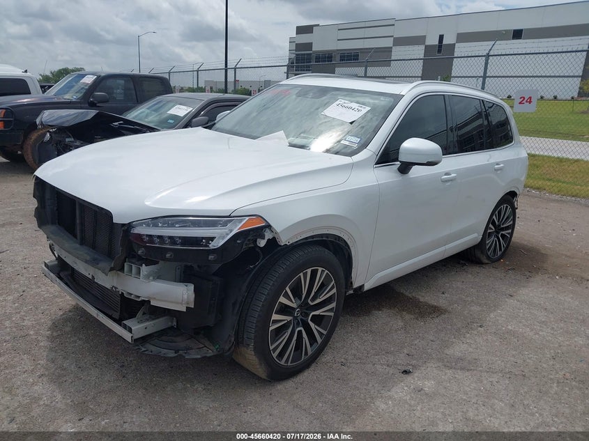 2020 Volvo Xc90 VIN YV4102CK0L1559752 IAAI salvage auction — FRONT & REAR, Salvage Title, sold $7,200 on 2026-08-15 (photo 2)