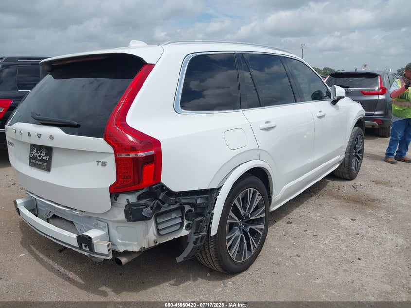 2020 Volvo Xc90 VIN YV4102CK0L1559752 IAAI salvage auction — FRONT & REAR, Salvage Title, sold $7,200 on 2026-08-15 (photo 4)