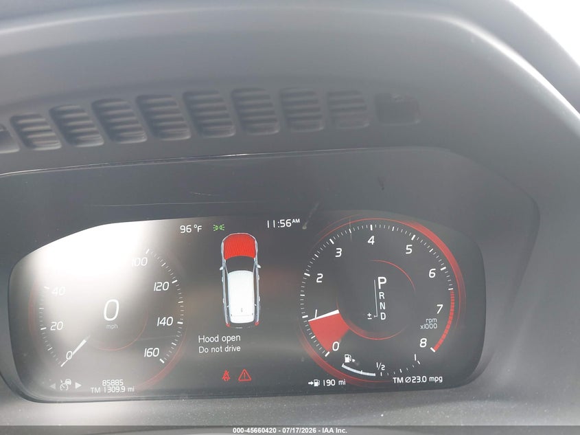 2020 Volvo Xc90 VIN YV4102CK0L1559752 IAAI salvage auction — FRONT & REAR, Salvage Title, sold $7,200 on 2026-08-15 (photo 7)