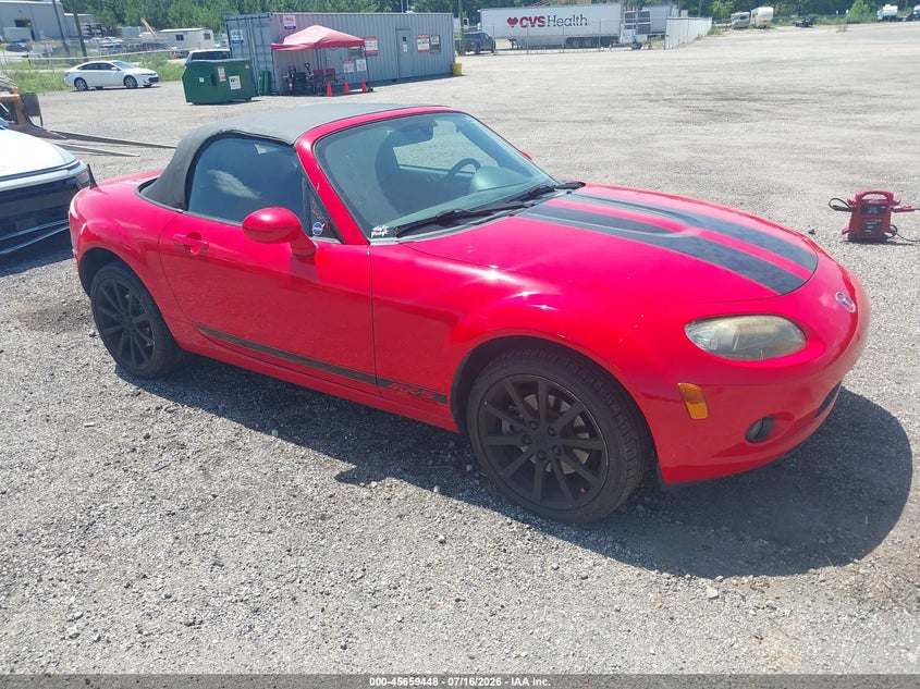 2006 Mazda Mx-5 VIN JM1NC25F260107971 IAAI salvage auction — NORMAL WEAR, Clear (Alabama), sold $225 on 2026-07-29 (photo 1)