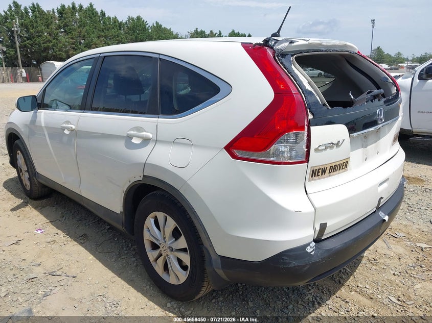 2014 Honda Cr-v VIN 5J6RM4H57EL027294 IAAI salvage auction — REAR END, Clear (Virginia), sold $2,800 on 2026-07-31 (photo 3)
