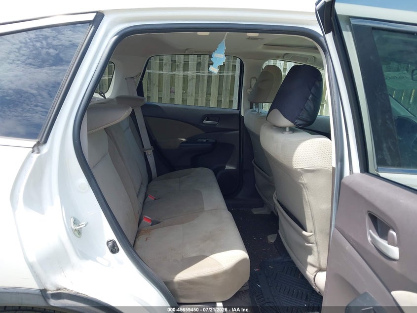2014 Honda Cr-v VIN 5J6RM4H57EL027294 IAAI salvage auction — REAR END, Clear (Virginia), sold $2,800 on 2026-07-31 (photo 8)