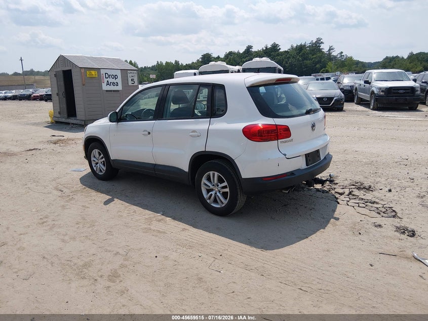 2013 Volkswagen Tiguan VIN WVGAV3AX4DW592729 IAAI salvage auction — NORMAL WEAR, Original (Texas), sold $375 on 2026-07-29 (photo 3)