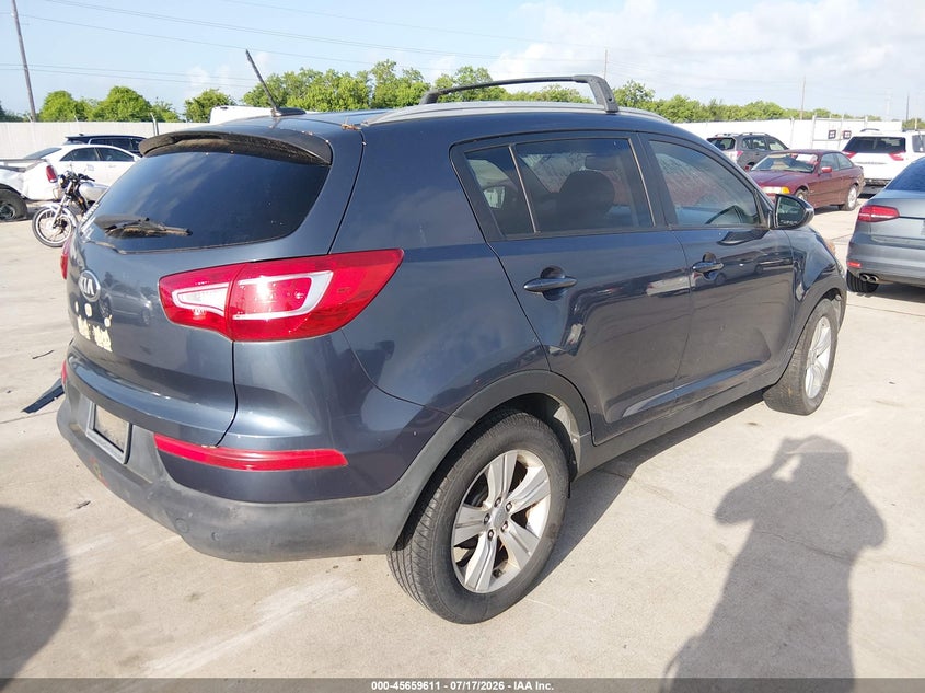 2013 Kia Sportage VIN KNDPB3A22D7371782 IAAI salvage auction — NORMAL WEAR, Original (Texas), sold $1,250 on 2026-07-24 (photo 4)