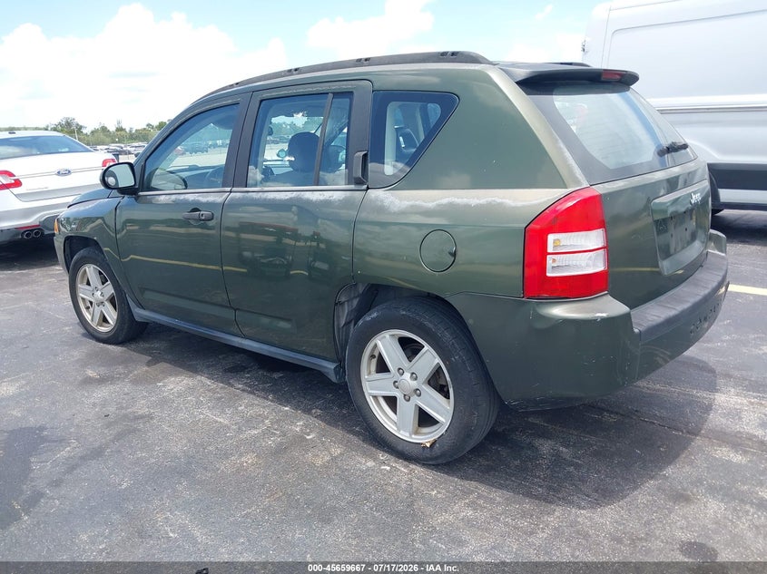 2007 Jeep Compass VIN 1J8FT47W37D249794 IAAI salvage auction — RIGHT FRONT, Rebuildable (Florida), sold $375 on 2026-08-15 (photo 3)