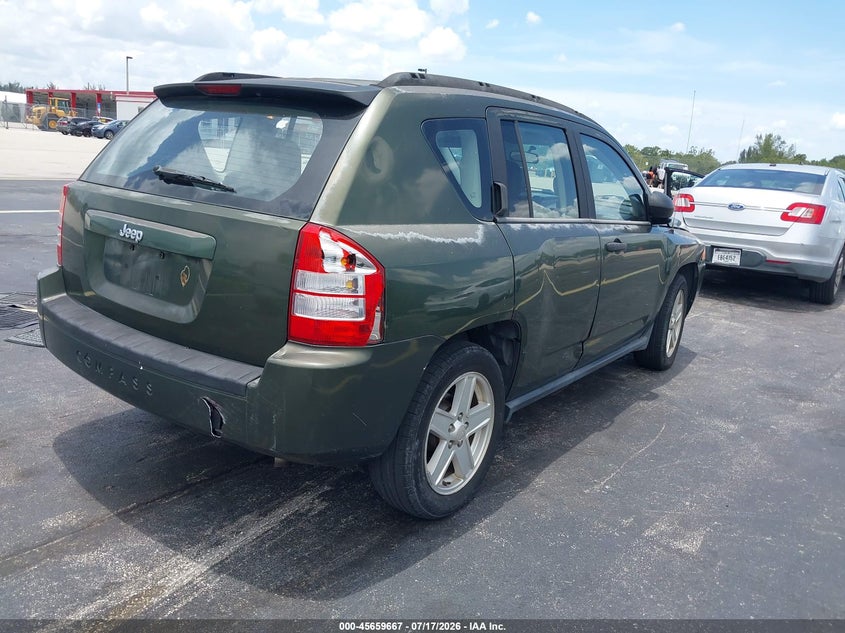 2007 Jeep Compass VIN 1J8FT47W37D249794 IAAI salvage auction — RIGHT FRONT, Rebuildable (Florida), sold $375 on 2026-08-15 (photo 4)