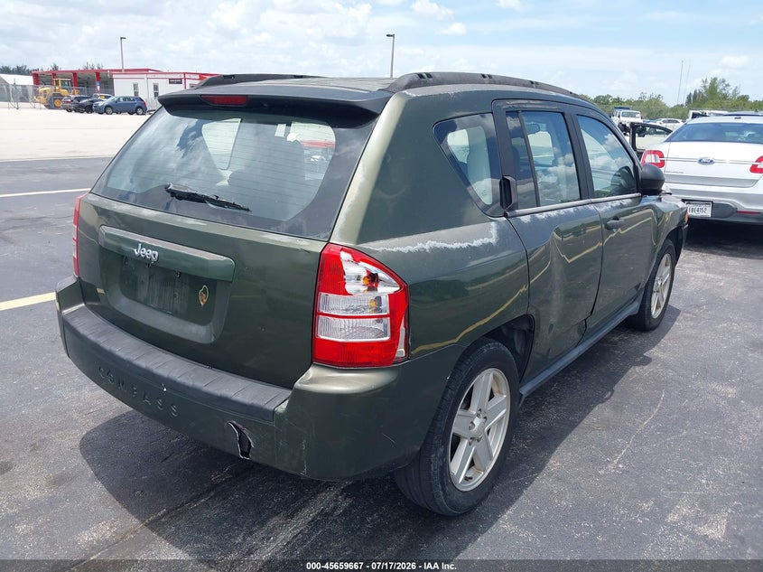 2007 Jeep Compass VIN 1J8FT47W37D249794 IAAI salvage auction — RIGHT FRONT, Rebuildable (Florida), sold $375 on 2026-08-15 (photo 6)