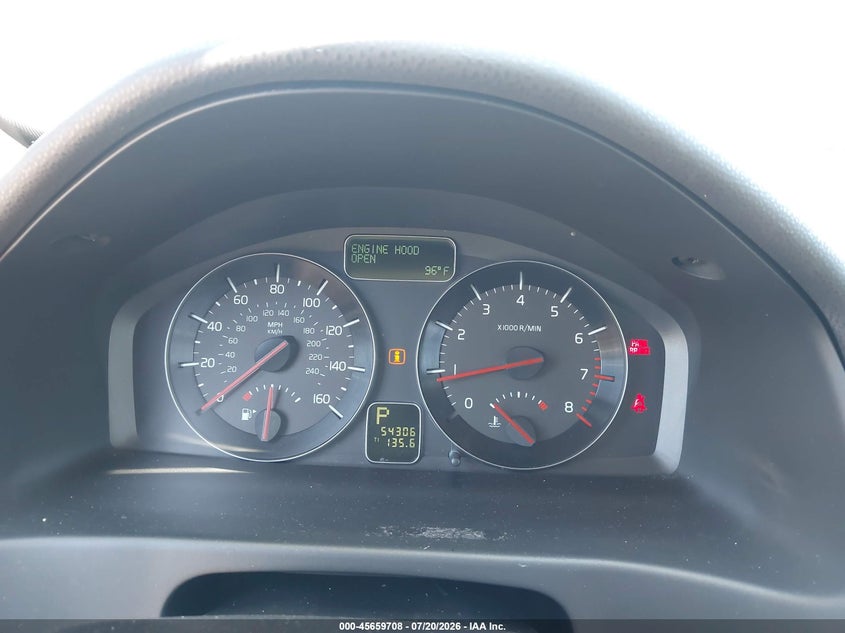 2008 Volvo C70 VIN YV1MC67238J041807 IAAI salvage auction — FRONT END, Salvage (Florida), sold $350 on 2026-08-21 (photo 7)