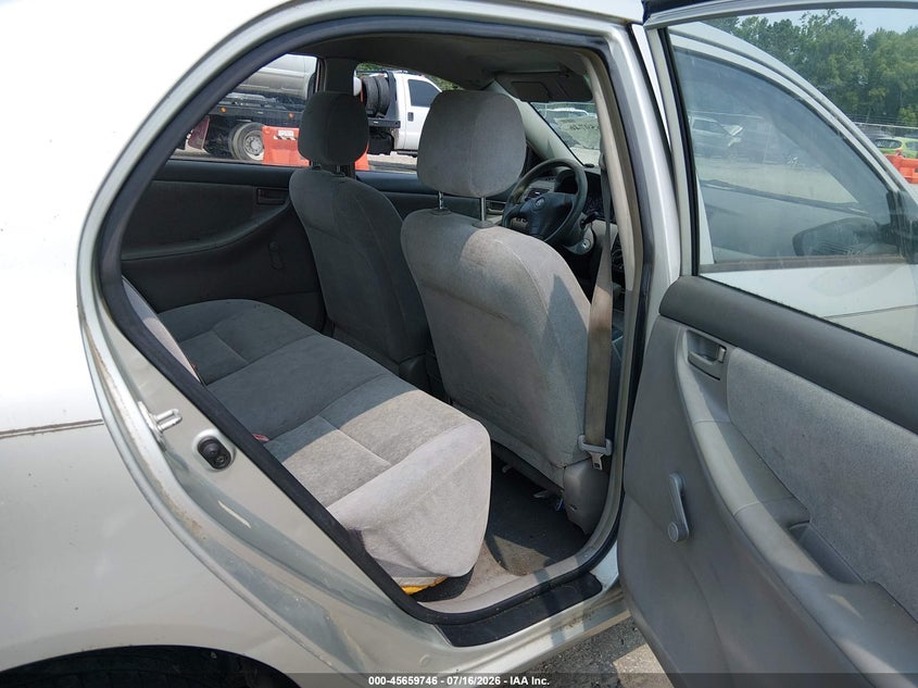 2003 Toyota Corolla VIN JTDBR32E532007804 IAAI salvage auction — NORMAL WEAR, Clear (Virginia), sold $725 on 2026-07-24 (photo 8)