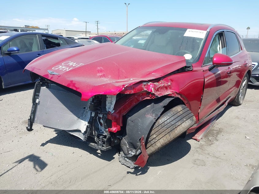 2026 Genesis Gv70 VIN 5NMMADTB8TH060020 IAAI salvage auction — FRONT END, Salvage Certificate (California), sold $4,500 on 2026-09-09 (photo 2)