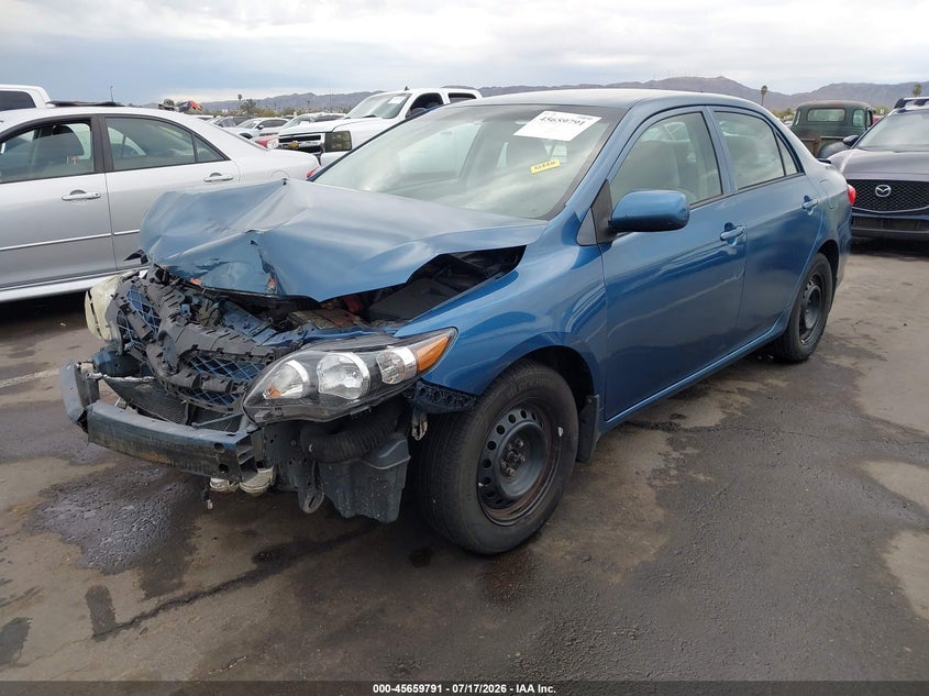 2013 Toyota Corolla VIN 5YFBU4EE0DP189771 IAAI salvage auction — FRONT END, Salvage Title, sold $975 on 2026-08-01 (photo 2)