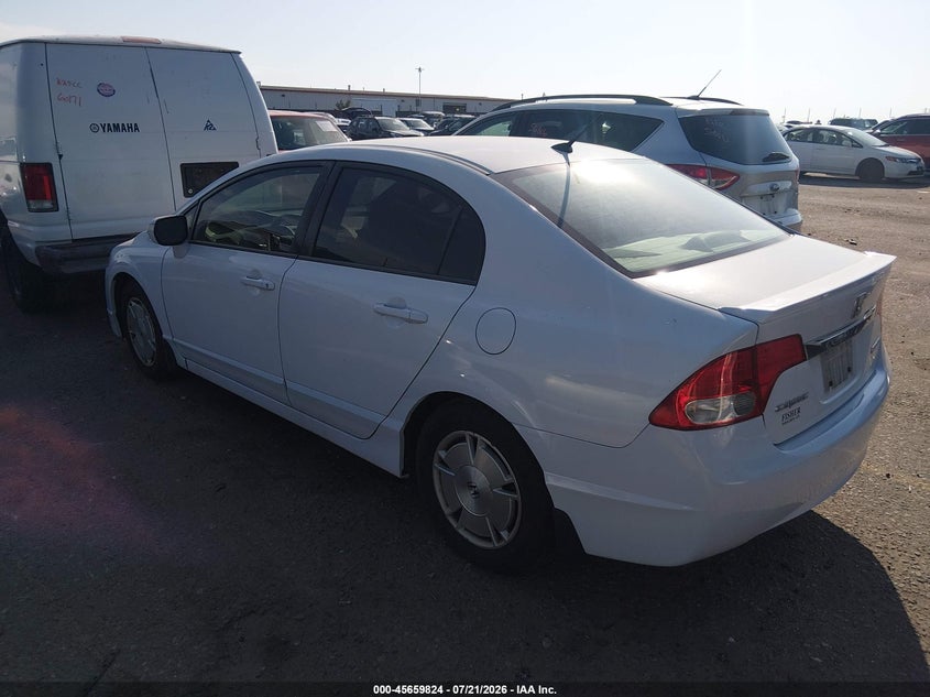 2009 Honda Civic hybrid VIN JHMFA36209S004499 IAAI salvage auction — NORMAL WEAR, Clear (Colorado), sold $50 on 2026-07-28 (photo 3)