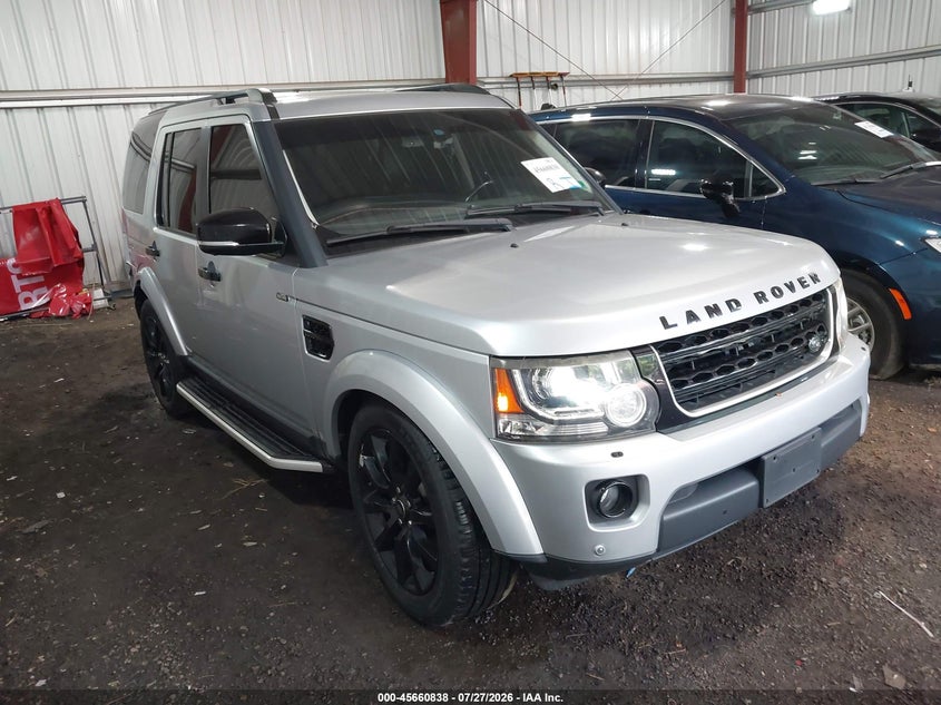 2016 Land rover Lr4 VIN SALAG2V6XGA838610 IAAI salvage auction — REAR END, Salvage Title, sold $3,400 on 2026-08-24 (photo 1)