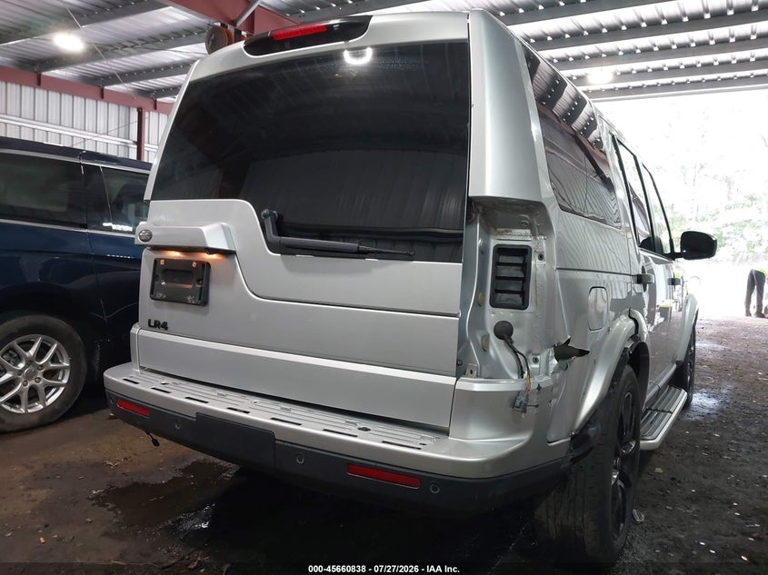 2016 Land rover Lr4 VIN SALAG2V6XGA838610 IAAI salvage auction — REAR END, Salvage Title, sold $3,400 on 2026-08-24 (photo 6)