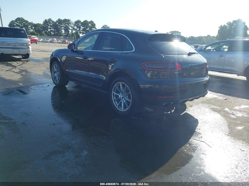 2015 Porsche Macan VIN WP1AB2A59FLB71601 IAAI salvage auction — NORMAL WEAR, Clear (Georgia), sold $625 on 2026-07-29 (photo 3)
