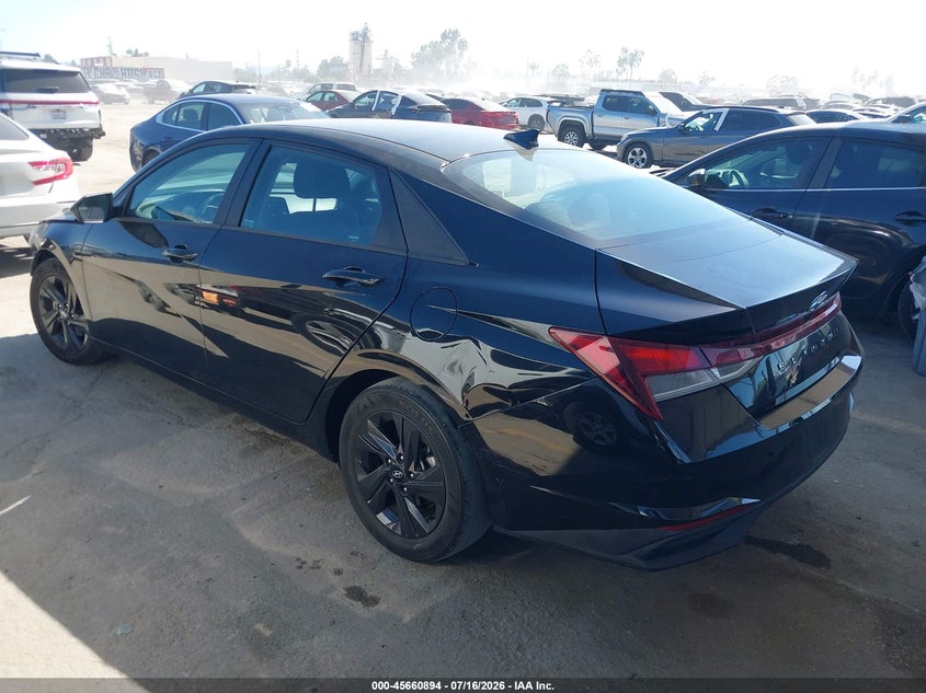 2022 Hyundai Elantra VIN 5NPLS4AG2NH074539 IAAI salvage auction — FRONT END, Salvage (California), sold $2,350 on 2026-08-21 (photo 3)