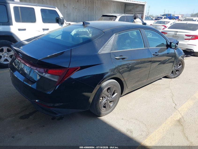 2022 Hyundai Elantra VIN 5NPLS4AG2NH074539 IAAI salvage auction — FRONT END, Salvage (California), sold $2,350 on 2026-08-21 (photo 4)