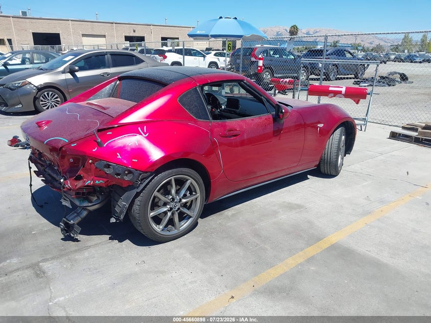 2023 Mazda Mx-5 VIN JM1NDAM78P0556719 IAAI salvage auction — REAR END, Wait Title, sold $7,900 on 2026-08-10 (photo 4)