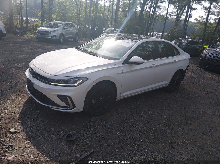 2025 Volkswagen Jetta VIN 3VW7X7BU6SM040325 IAAI salvage auction — REAR END, Salvage Title, sold $10,400 on 2026-09-08 (photo 2)