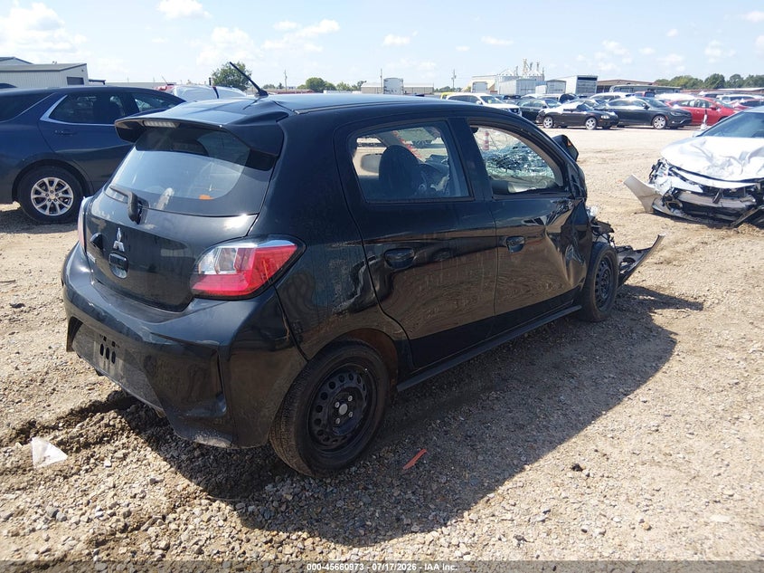 2024 Mitsubishi Mirage VIN ML32AUHJ3RH026135 IAAI salvage auction — FRONT END, Certificate Of Destruction (Florida), sold $350 on 2026-07-22 (photo 4)