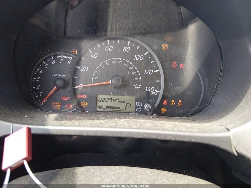 2024 Mitsubishi Mirage VIN ML32AUHJ3RH026135 IAAI salvage auction — FRONT END, Certificate Of Destruction (Florida), sold $350 on 2026-07-22 (photo 7)