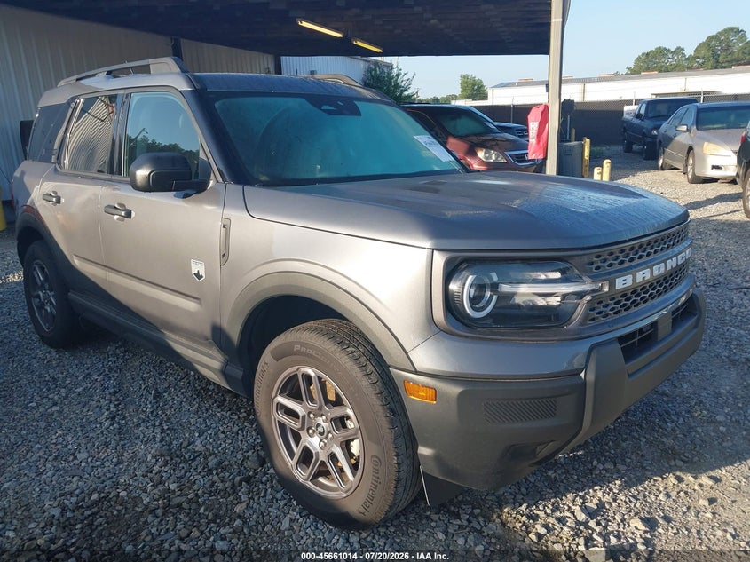 2025 Ford Bronco sport VIN 3FMCR9BNXSRE08892 IAAI salvage auction — LEFT SIDE, Enterprise Vehicles Clear Only (Florida), sold $13,700 on 2026-07-29 (photo 1)