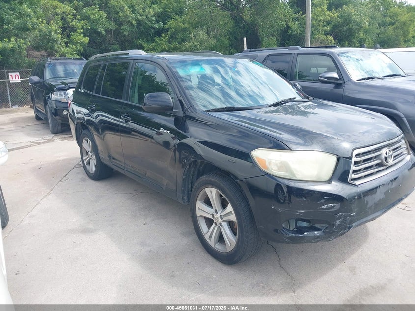 2008 Toyota Highlander VIN JTEES43A482068664 IAAI salvage auction — NORMAL WEAR, Original (Texas), sold $825 on 2026-07-27 (photo 1)