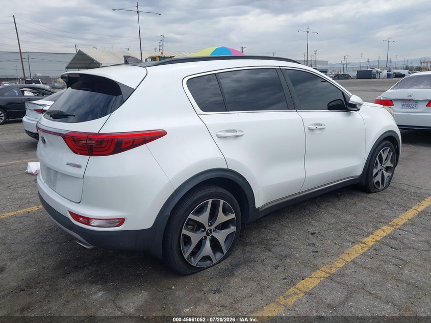 2018 Kia Sportage VIN KNDPR3A62J7379164 IAAI salvage auction — FRONT END, Salvage (California), sold $2,450 on 2026-08-01 (photo 4)